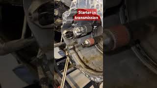 starter location inside transmission porsche shortvideo automobile viralvideo [upl. by Forrest]