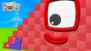 Numberblocks Step Squad 100 vs 600 MILLION BIGGEST  Learn to Count Big Numbers [upl. by Emolas520]