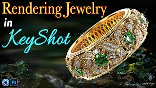 Behold Elven Enchantment RingRendering Jewelry in KeyShot jewelrydesign jewellery art myart [upl. by Sackey]