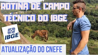 Rotina de Campo IBGE  Técnico em Informações Geográficas e Estatísticas Atualização do CNEFE [upl. by Gonagle284]