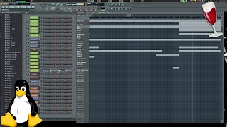 FL Studio with Wine Xpander  Awakening extended version [upl. by Sane]