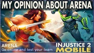 Injustice 2 Mobile ARENA GAMEPLAY IS THERE a LIVE MULTIPLAYER [upl. by Yusuk385]