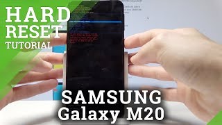 Hard Reset SAMSUNG Galaxy M20  Factory Reset  Bypass Screen Lock [upl. by Wilkins]