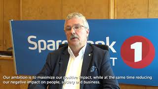 SpareBank 1 Østlandet CEO on Becoming a Signatory to the Principles for Responsible Banking [upl. by Farrel]