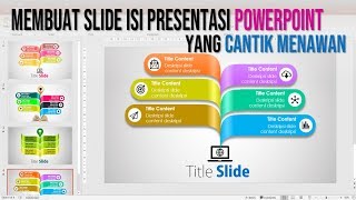 Cara Membuat Slide Isi Presentasi PowerPoint yang Cantik Menawan [upl. by Arocat]