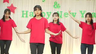 Christmas Remix Dance  All I Want for Christmas is You  Mingalardon Baptist Churchs Youths [upl. by Eiduam773]