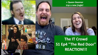 Americans React  THE IT CROWD  The Red Door Season 1 Episode 4  REACTION [upl. by Avert314]