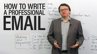 How to write professional emails in English [upl. by Norb465]