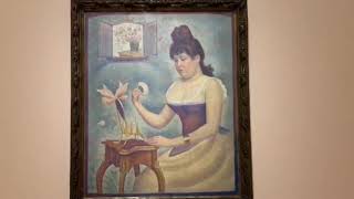 Karen Serres the Courtauld gallery about ´Jeune femme se poudrant’ by Georges Seurat [upl. by Nnylaf]