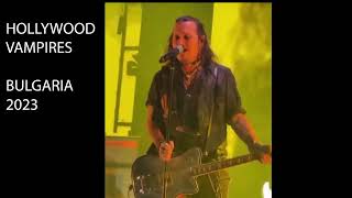 Johnny Depp guitar solo drives the Audience wild Hollywood Vampires Bulgaria [upl. by Audre813]