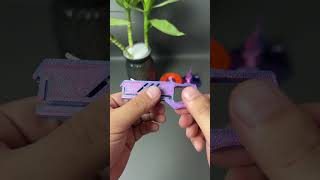 3D printed matchstick gun 3dprinting shorts satisfying 3dprinter [upl. by Miyasawa]