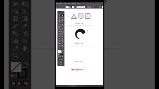 Adobe illustrator shape design shortcuts shortvideo adobeillustrator [upl. by Nikolas152]