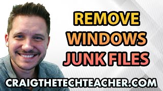 How To Remove Windows 7 Junk And Internet Files 2022 [upl. by Etteroma]