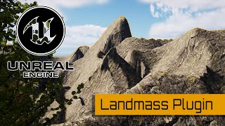 Unreal Engine 5 Landmass Plugin Landschaft erstellen Tutorial deutsch [upl. by Pearson]