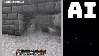 speedrunning AI minecraft nether  end [upl. by Aisylla]