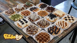 어썸와플 스페셜  Awesome Waffle Special  Korean Street Food  구미 봉곡동 어썸와플 [upl. by Irodim12]