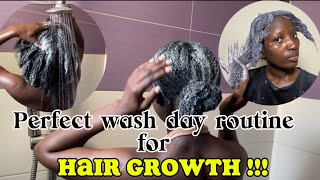 The perfect wash day routine for hair growth [upl. by Nytsua]