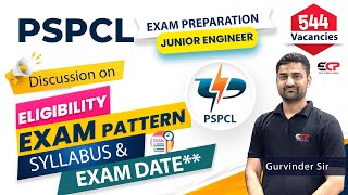 PSPCL JE Eligibility exam pattern syllabus exam date for 2024 recruitment Electrical amp civil [upl. by Ydnem]