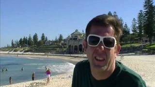 Avoiding Shark Attacks at Cottesloe Beach Perth Western Australia [upl. by Georgine]