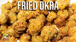 Easy and Delicious Fried Okra Recipe  SoulFoodSunday [upl. by Yerahcaz675]