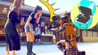 16 SAMURAI Mannequin Prank in Kyoto Japan [upl. by Rica]