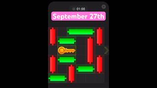 Hamster Kombat September 27th mini puzzle game [upl. by Arotal170]