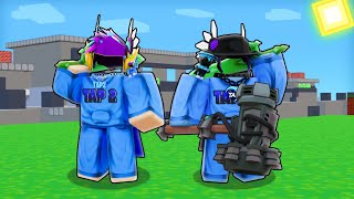 We BECAME The Best LUCKY BLOCK Duo In Roblox Bedwars [upl. by Baum]