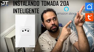 Instalando tomada inteligente 20A para ar condicionado de parede [upl. by Etan]