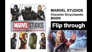 Marvel Studios Character Encyclopedia Book Flip Through [upl. by Solhcin]