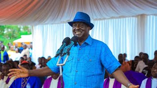 LISTEN TO RAILA SPEECH TODAY NI MIGORI AFTER RUTO MEETING WITH GEN Zs LIVE ON X SPACE [upl. by Masao]