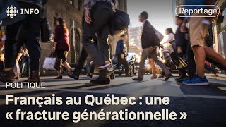 Langue française au Québec  l’anglais progresse chez les jeunes [upl. by Berke]