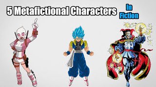 5 Metafictional Characters In Fiction [upl. by Ern]