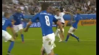 The Save Of florenzi VS Germany [upl. by Einahpetse]