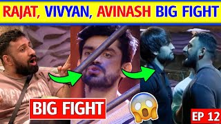 😱Bigg Boss 18 EP 12Avinash Mishra vs Rajat Dalal।Rajat dalal vs Vivian Dsenabigg Boss Full Episode [upl. by Raeann]