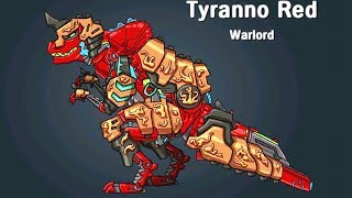 Dino Robot Battle Arena Tyranno Red Warlord Skin  Eftsei Gaming [upl. by Pacificia]