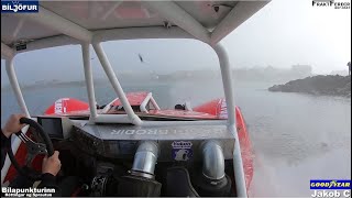 FORMULA OFFROAD ICELAND THOR HYDROPLANING OVER A RIVER [upl. by Jacquelynn]