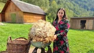 One day of life high in the mountains Cooking vegetable stew [upl. by Keldah797]