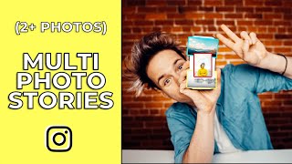 How to Add MULTIPLE PHOTOS in ONE INSTAGRAM STORY  A Better Instagram Story Ideas  Template [upl. by Ecyac]