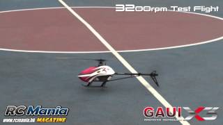 GAUI X3 2800rpm flight by RC Mania [upl. by Jenesia]