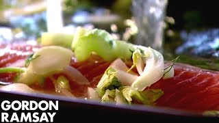 How to Poach and Flavour Salmon  Gordon Ramsay [upl. by Ahsaenat]