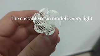 Castable 3d Printer Resin For Jewelry Casting High Wax ring LCD 3d resin [upl. by Anaitak]