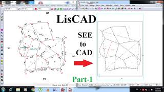 LisCAD SEE to LisCAD CAD output [upl. by Enehpets503]