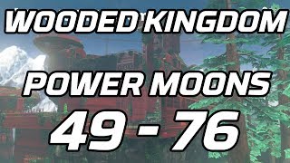 Super Mario Odyssey Wooded Kingdom Post Game Power Moons 49  76 Guide [upl. by Gosselin]