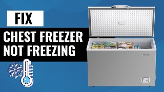 How To Fix Chest Freezer Not Freezing  Troubleshooting Guide [upl. by Obmar631]