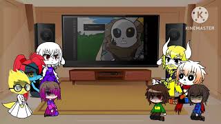 Undertale reacts to Underverse 01 [upl. by Fong]