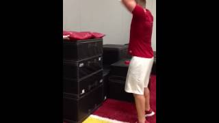 JJ Watt Box Jump 595 inches [upl. by Blanka]