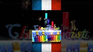 ¿Cómo tocar el Himno de Francia 🇫🇷 How to play La Marseillaise 🇫🇷 carrillon glockenspiel shorts [upl. by Amaral]