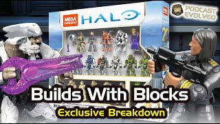 Mega Construx Halo 20th Anniversary Pack  Exclusive Breakdown  Builds with Blocks BONUS EPISODE [upl. by Gail593]