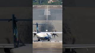 DECOLAGEM ATR 72 DA AZUL  AEROPORTO DA PAMPULHA EM BH aviões azul aviation [upl. by Rozalin]