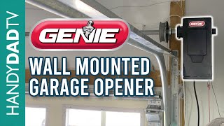 GENIE Wall Mounted Garage Door Opener  Worth it [upl. by Kopaz]